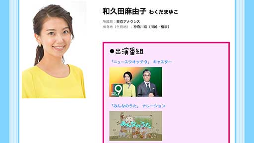 NHK最強女性アナ軍団は和久田、桑子だけじゃない！「ブラタモリの法則」も発動？の画像1